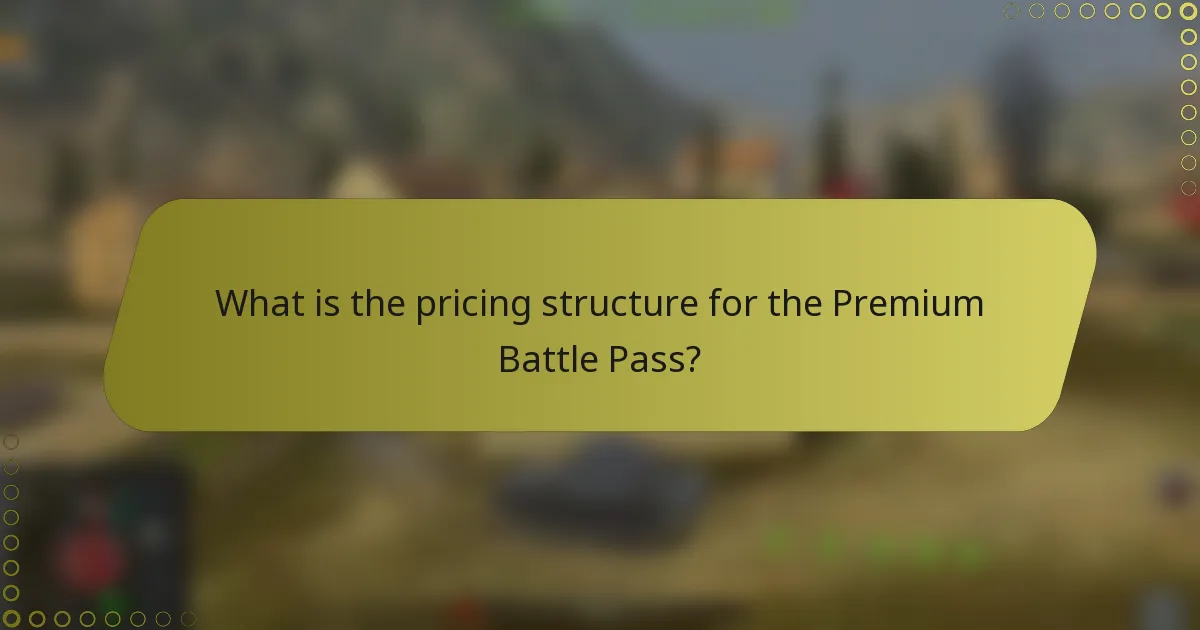 What is the pricing structure for the Premium Battle Pass?